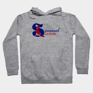 Defunct Savannah Cardinals Minor League Baseball 1985 Hoodie